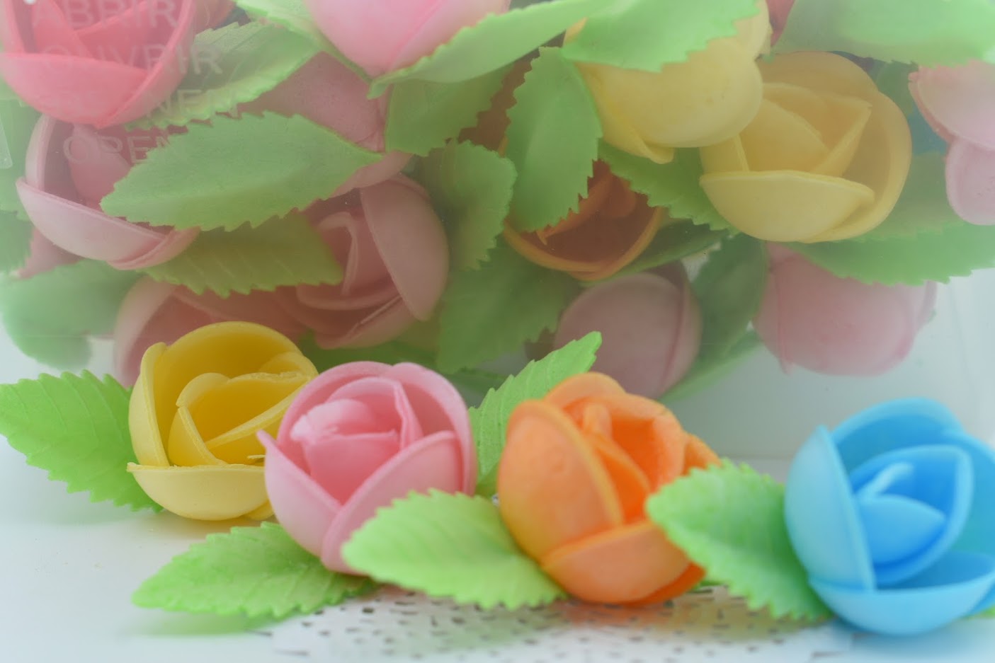 flor de oblea dos hojas 3 flor de oblea dos hojas