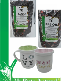 Te-coco-Pasión- taza -verde-rosa