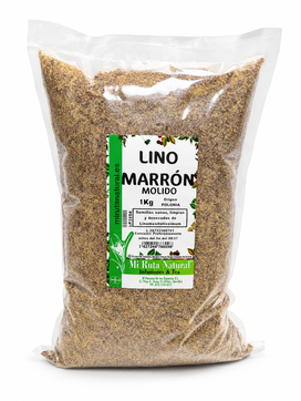lino marron molido 1
